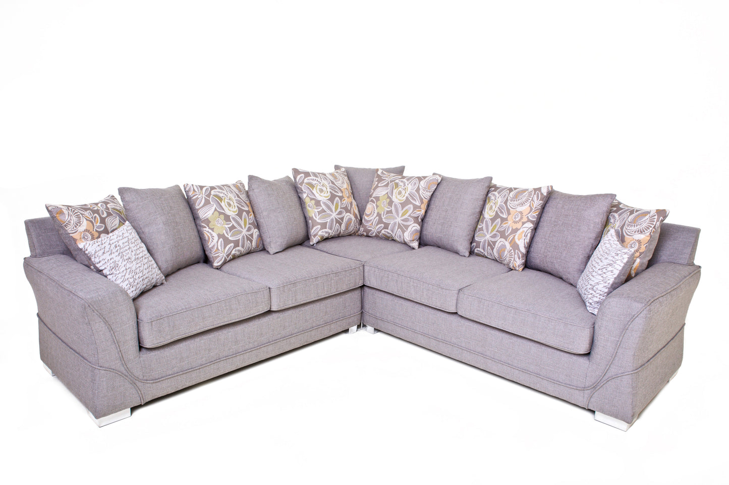 The New Yorker - 2 corner 2 scatter - light grey