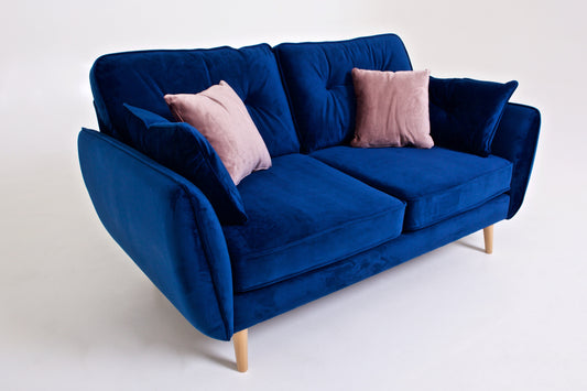 Ethan - 2 Seater in Marine Velvet