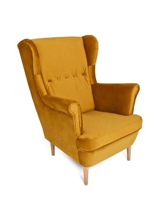 Rebecca Armchair - Mustard
