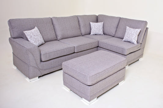 The New Yorker - 2 corner 1 fixed - light grey