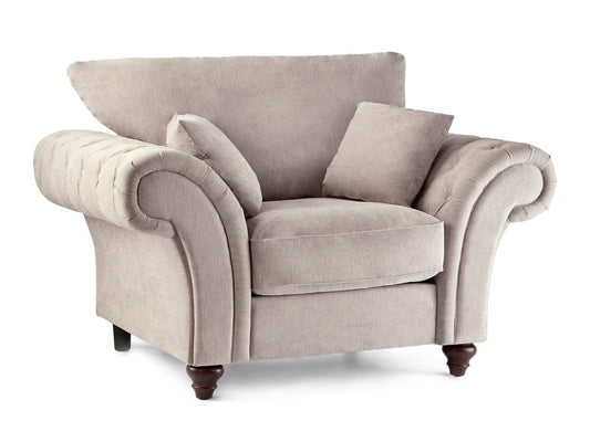 The Ashford Armchair - Light Grey