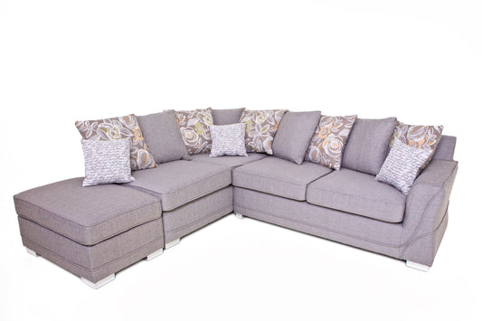 The New Yorker - 1 corner 2 scatter - light grey