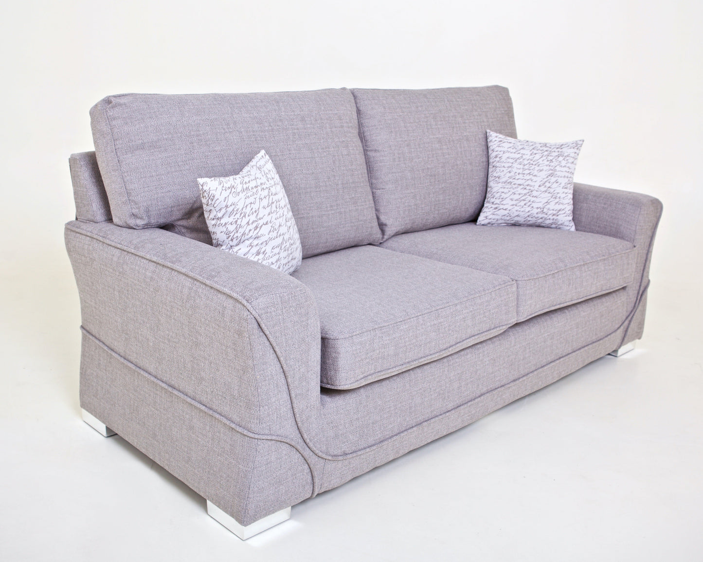 The New Yorker - 3 Seater Fixed - light grey