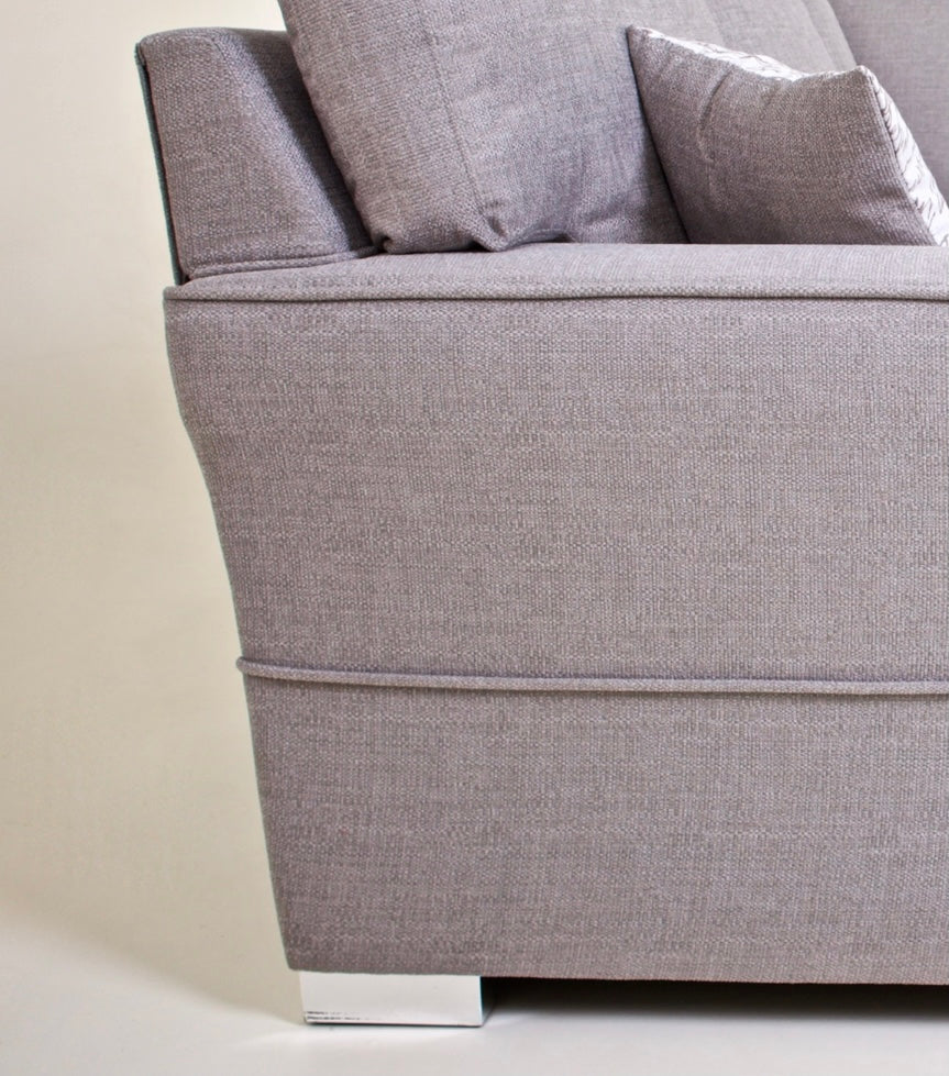 The New Yorker - 2 Seater Fixed - light grey