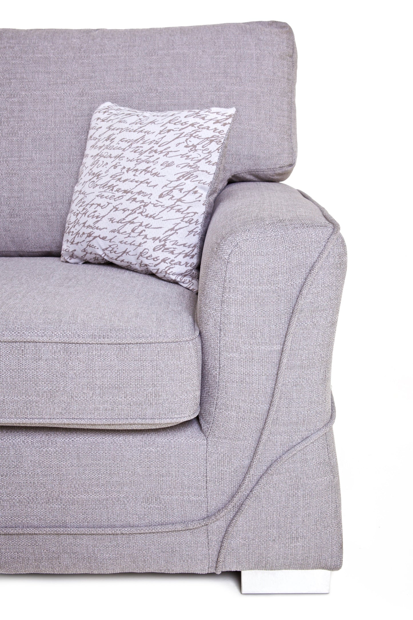 The New Yorker - 3 Seater Fixed - light grey