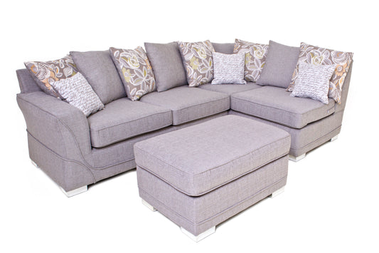 The New Yorker - 2 corner 1 scatter - light grey