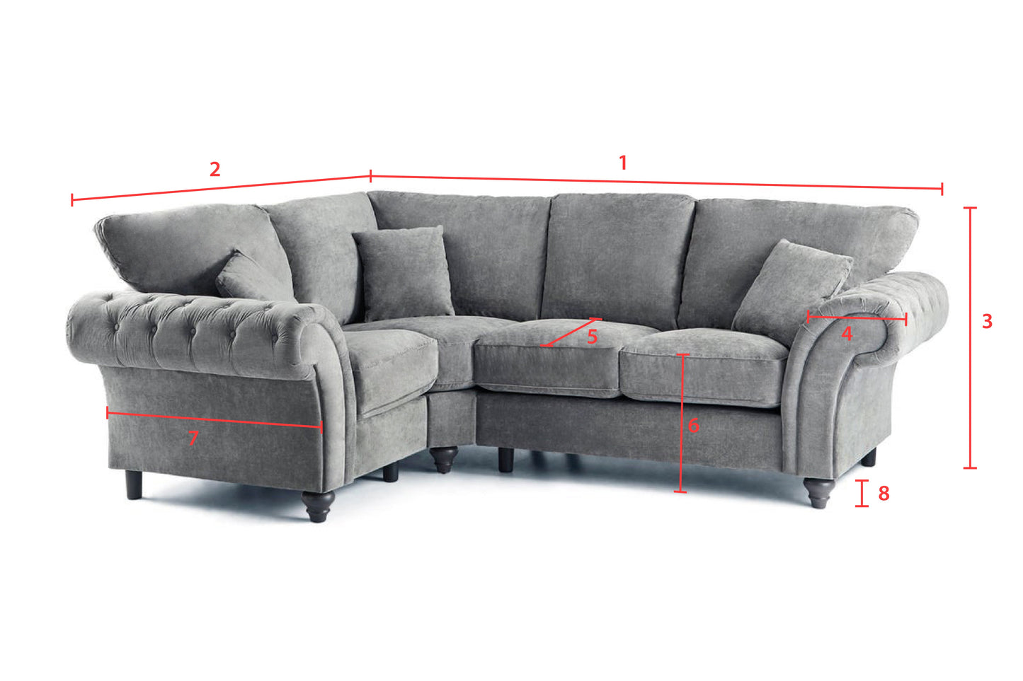 The Ashford - 1 Corner 2 - Grey