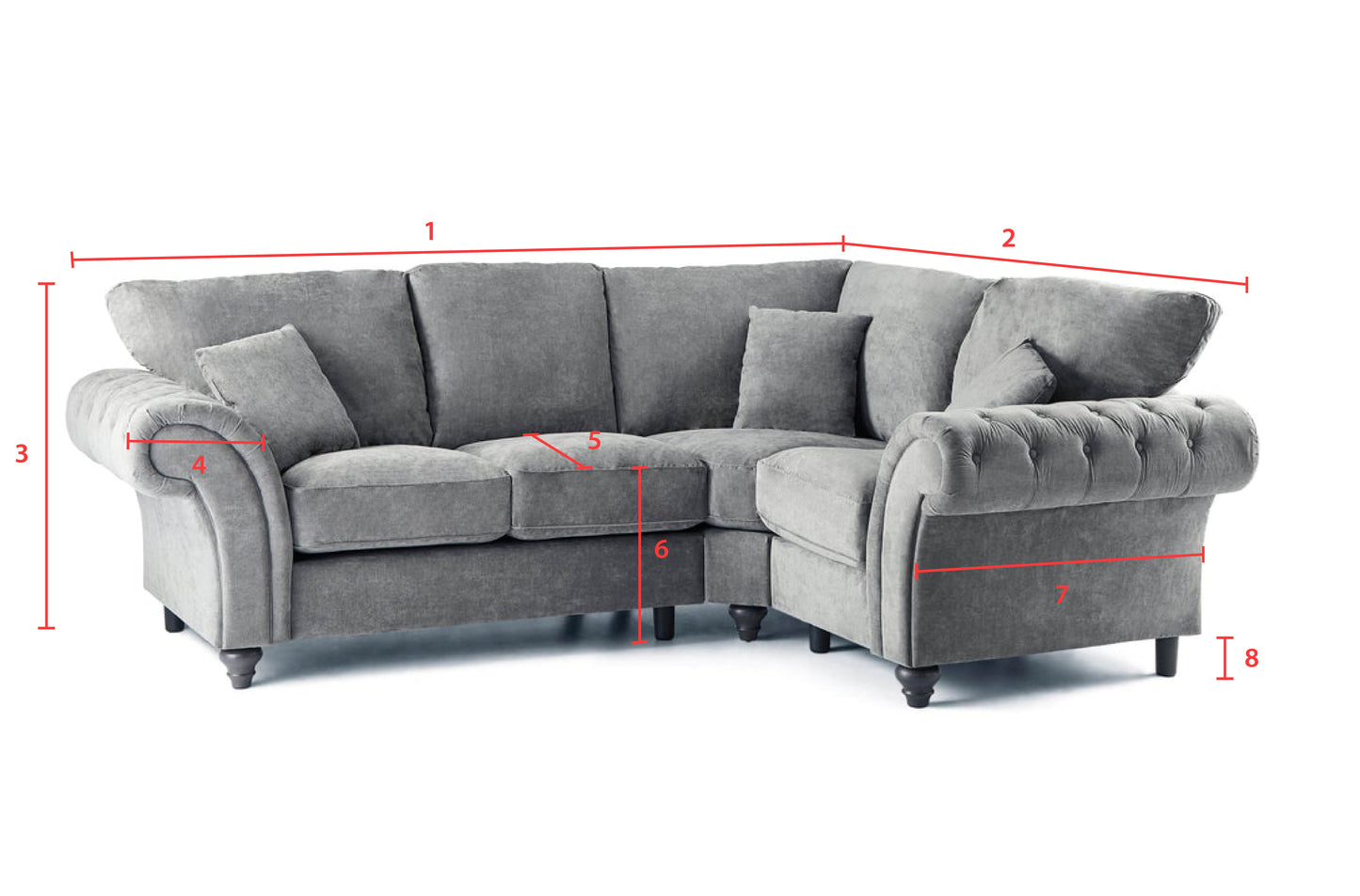 The Ashford - 2 Corner 1 - Grey