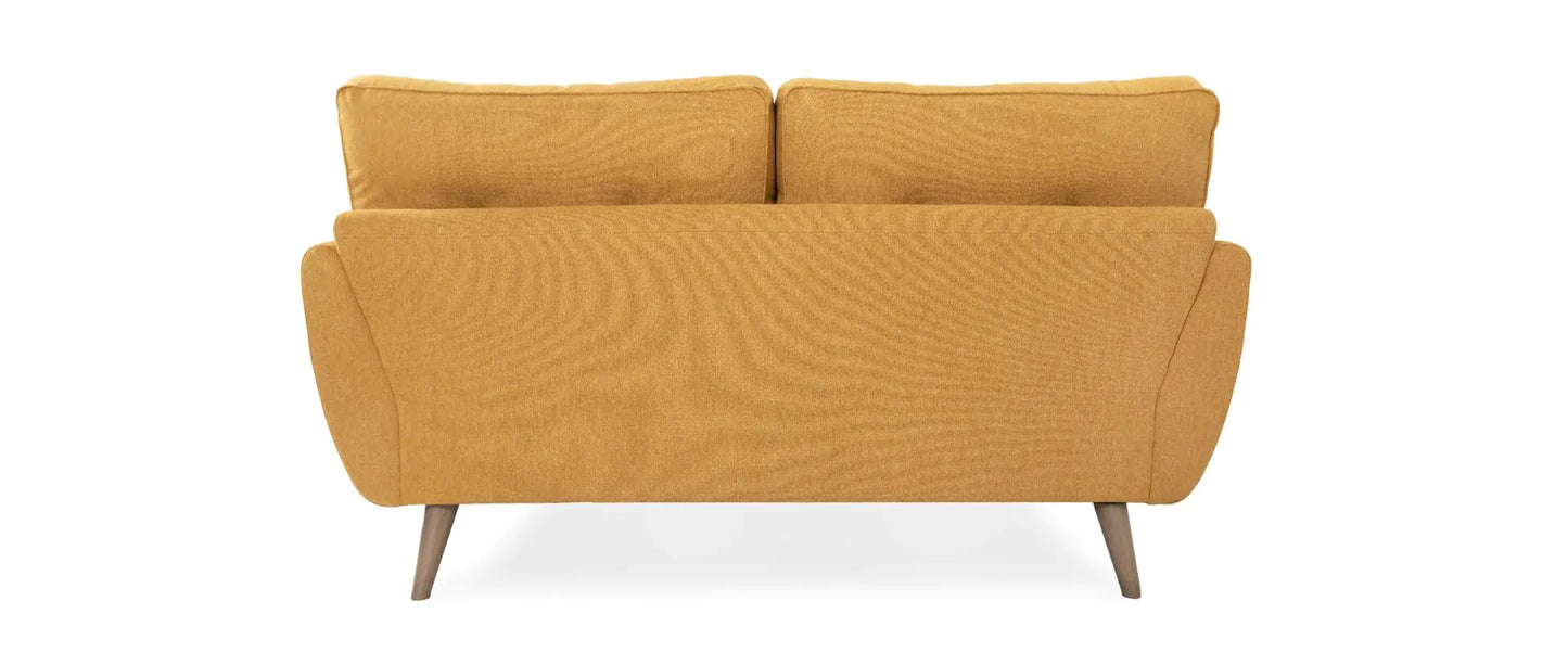 Zinc Yellow Fabric 2-Seater Sofa