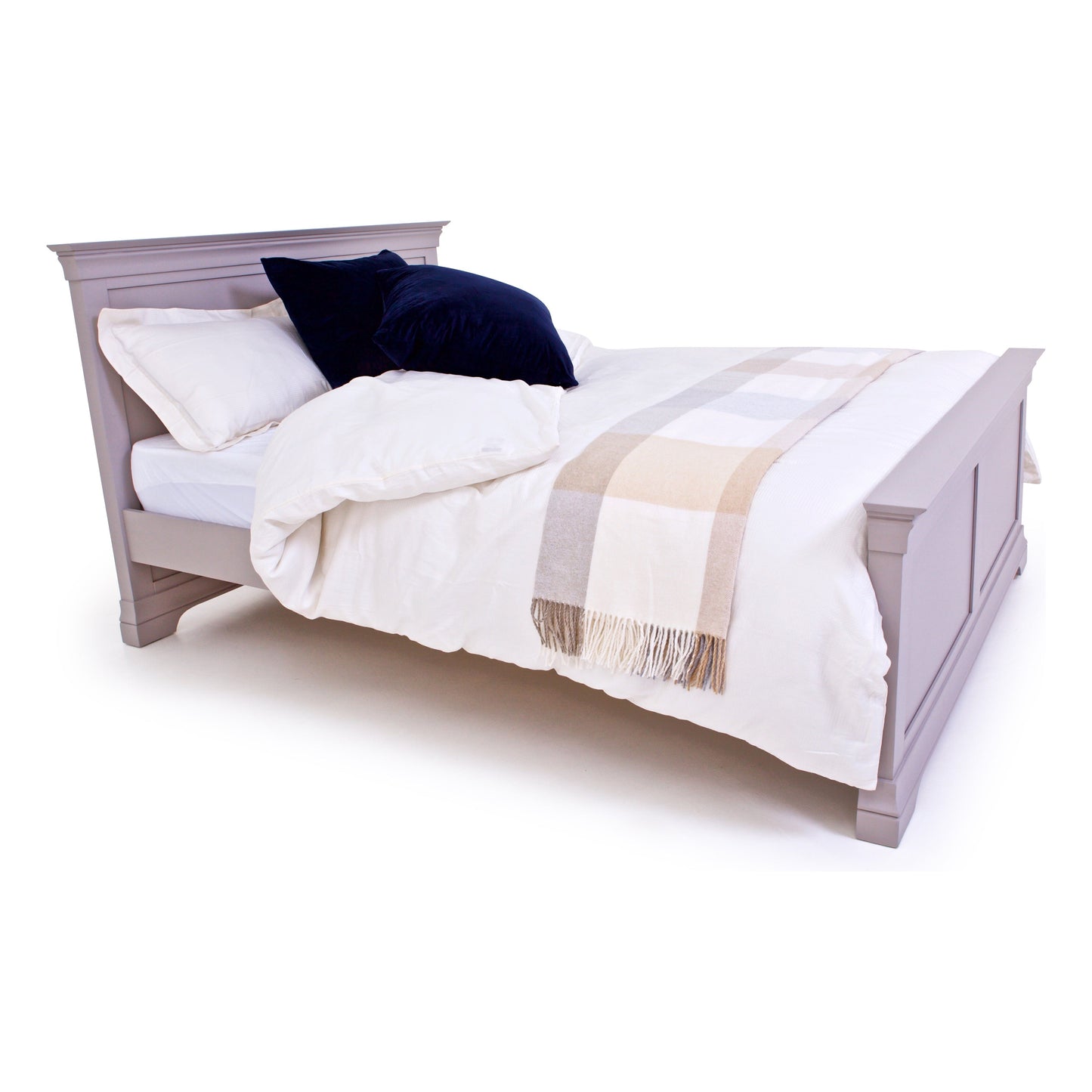 Wooden Beds - Chantilly Grey