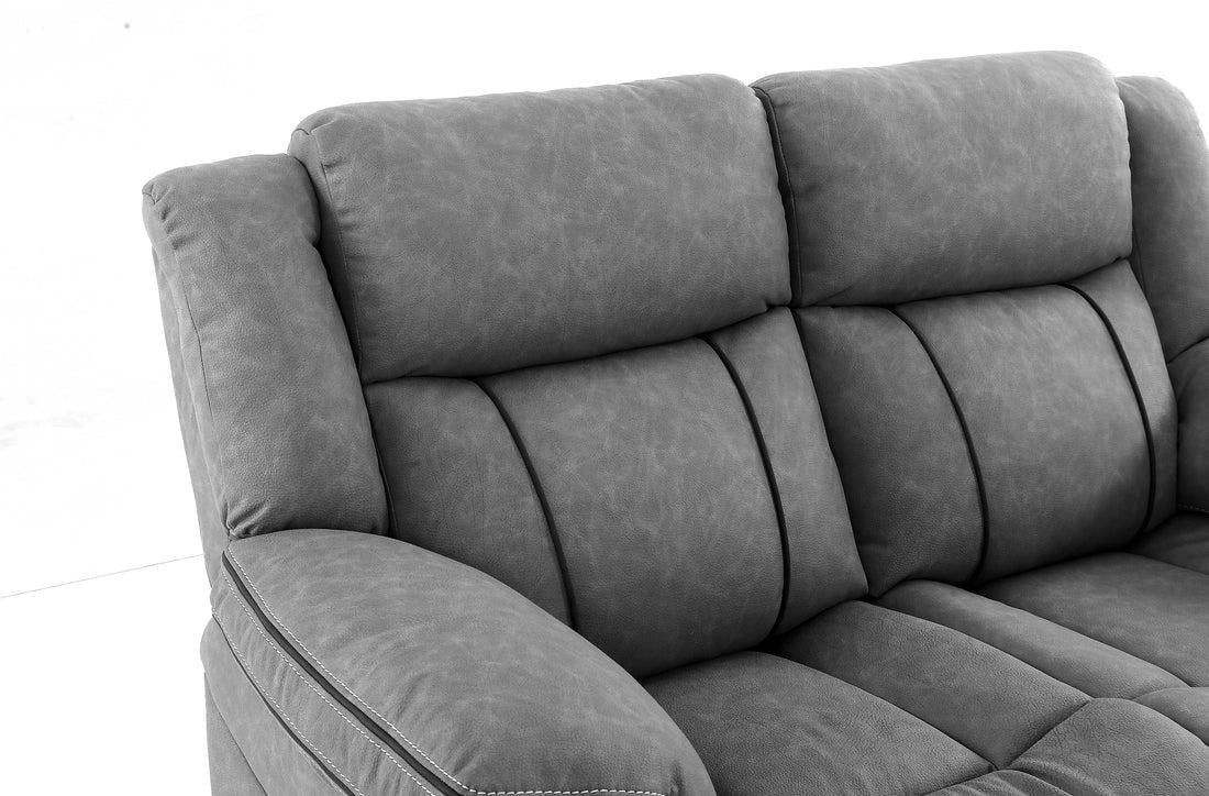 Juno Fabric Corner Sofa Light Grey