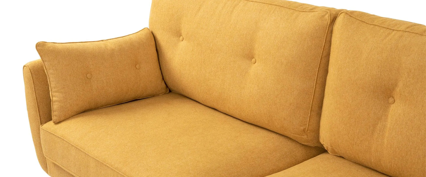 Zinc Yellow 3-Seater Sofa