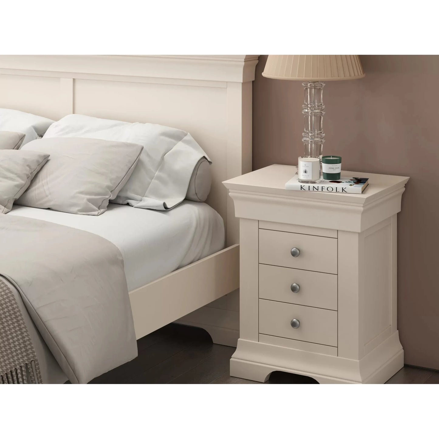 Bedside Lockers - Chantilly Cream