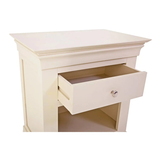 Bedside Lockers - Chantilly Cream Lamp Table