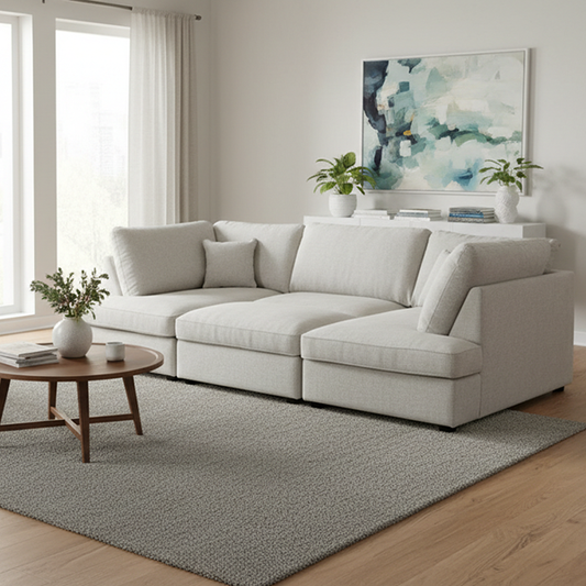 Astoria U-shape with a poof