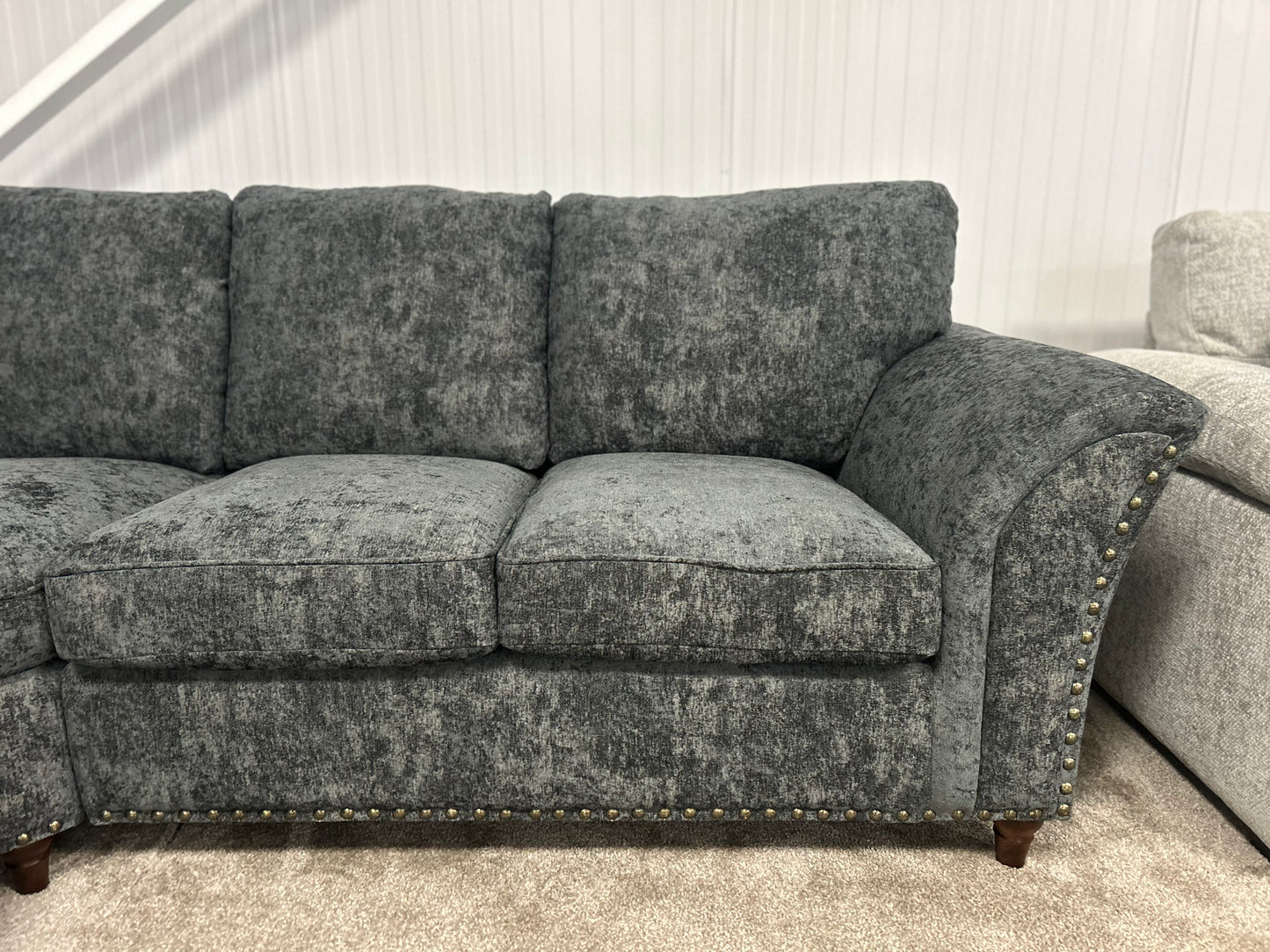 Fairmount 2A2 corner sofa in Alaska Charcoal
