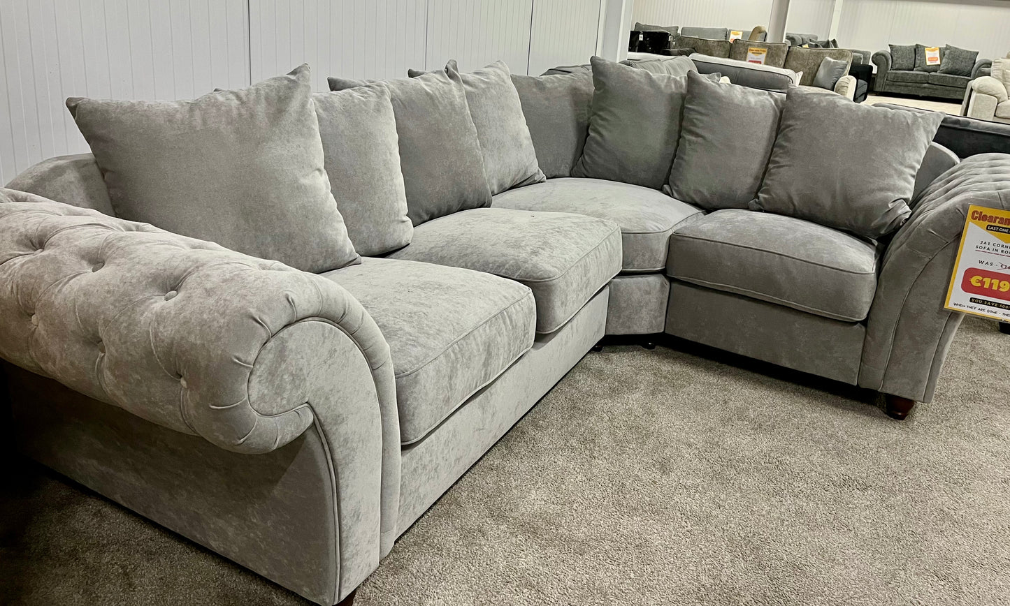The Ashford 2 Corner 1 Scatter Cushion Sofa