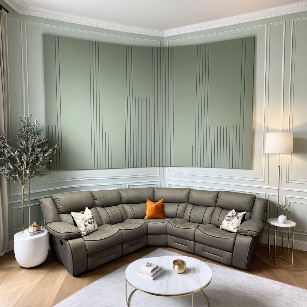 Juno Fabric Corner Sofa Light Grey