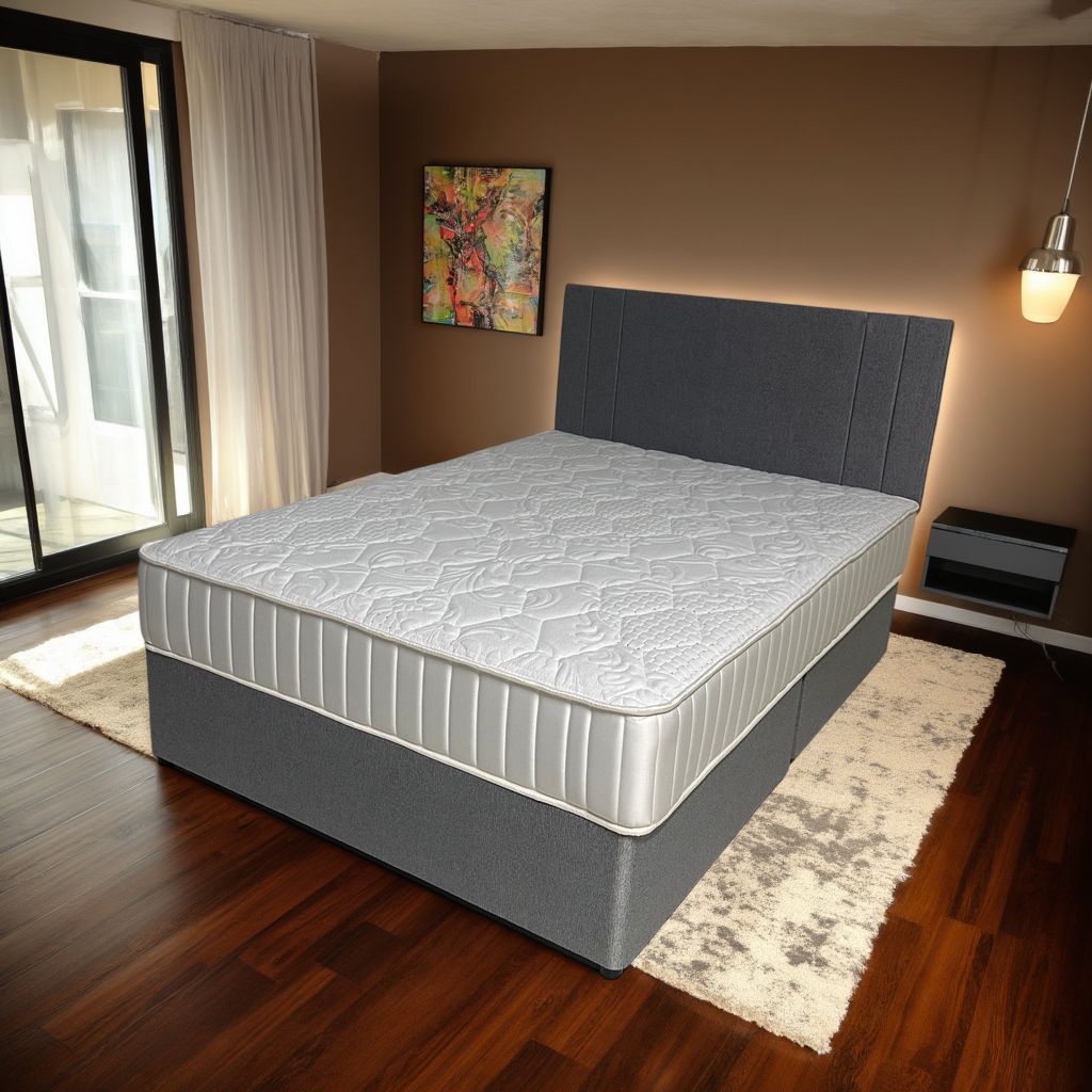 Elegance Steel Grey Bed Set