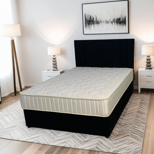 Elegance Charcoal Black Bed Set