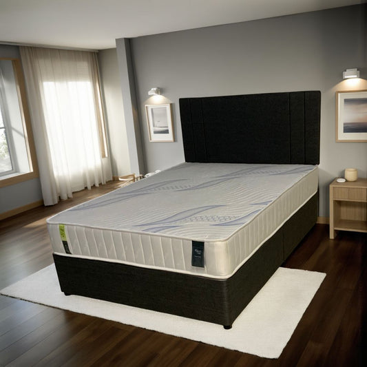 Classic Pocket Graphite Grey Bed Set