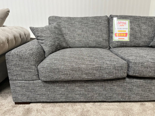 Grey 3 seater sofa