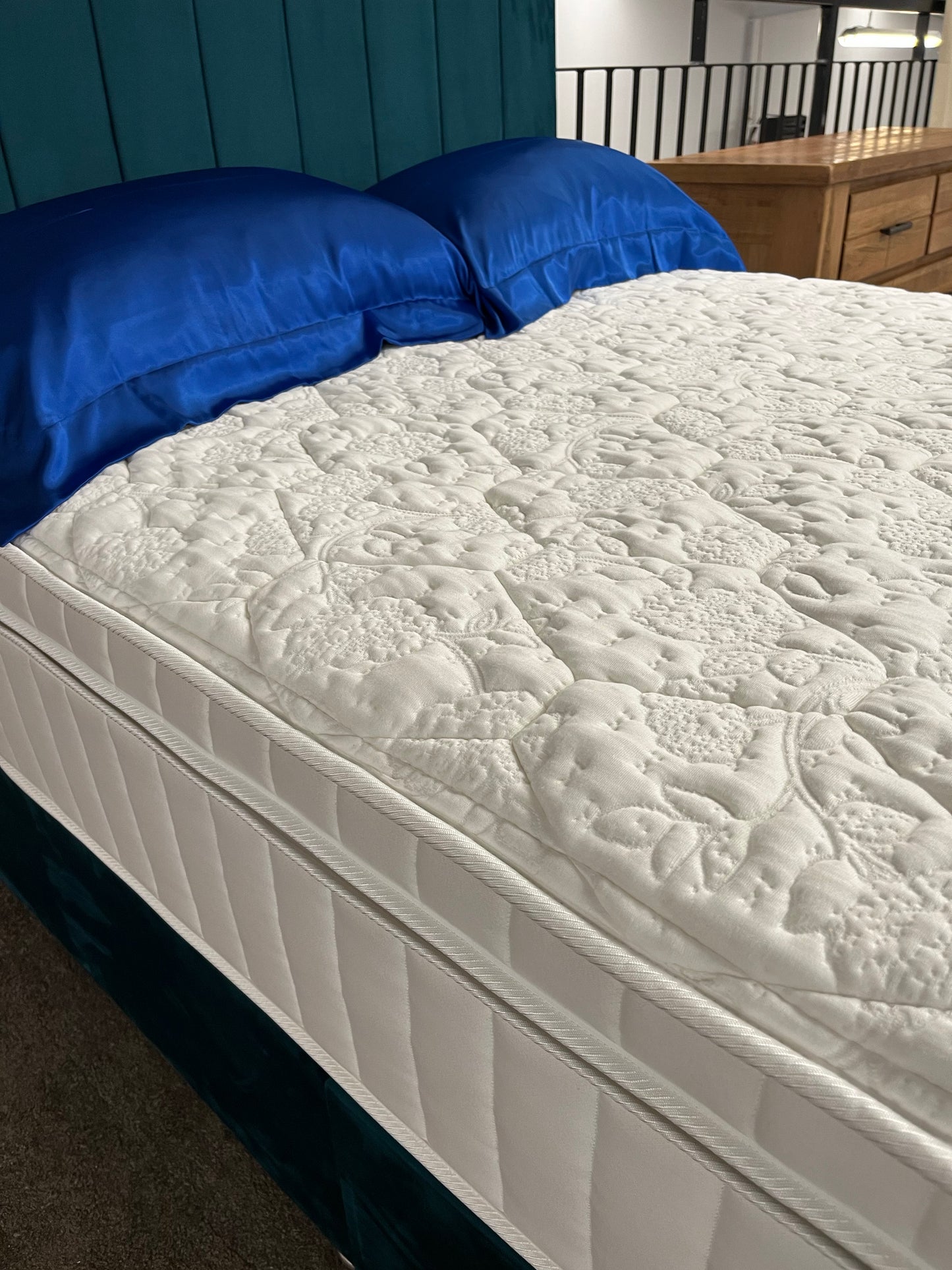 Double bed set in Plush Teal