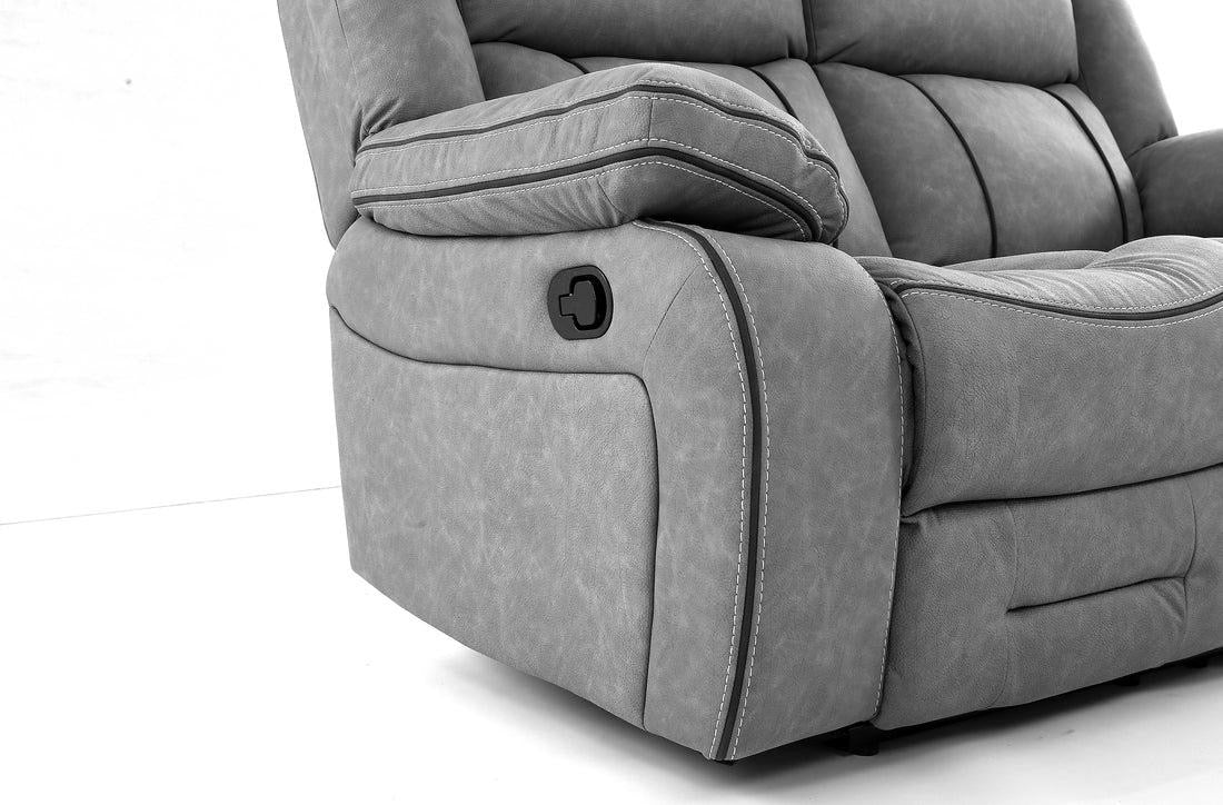 Juno Fabric Corner Sofa Light Grey