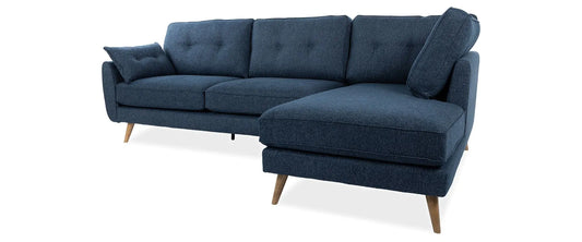 Zinc Navy Right Corner Sofa