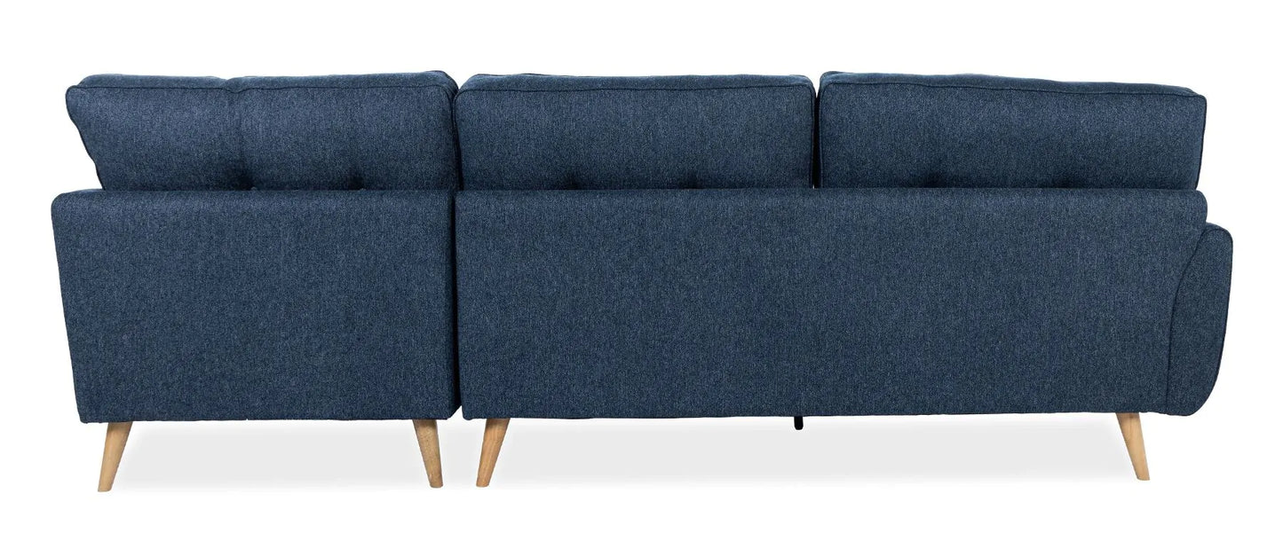 Zinc Navy Right Corner Sofa