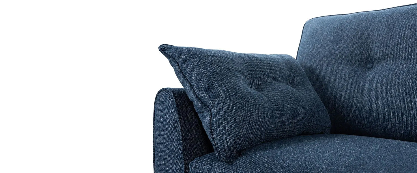 Zinc Navy Right Corner Sofa