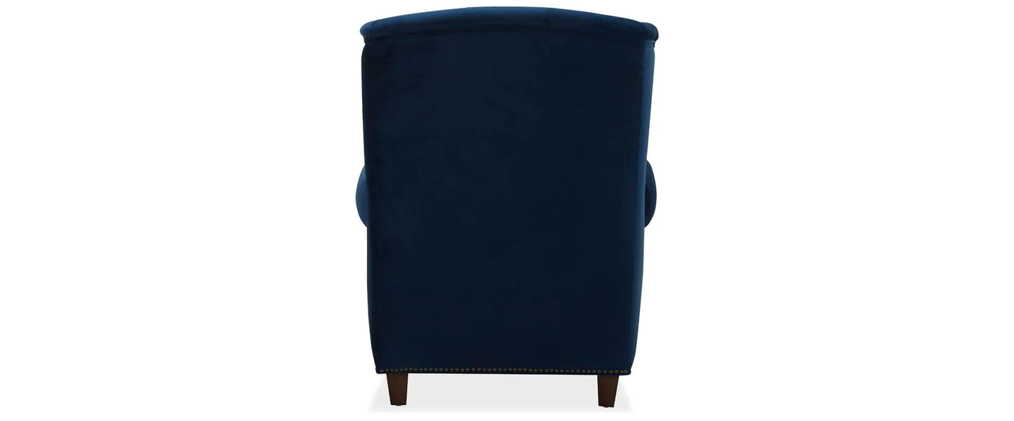 Royal Blue Wingback Armchair