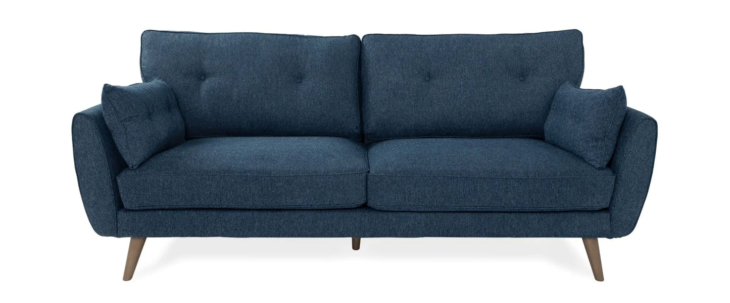 Zinc Navy 3-Seater Sofa