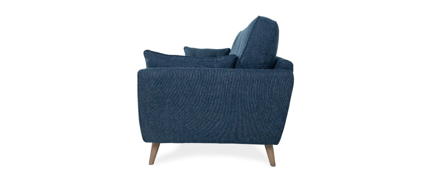 Zinc Navy 3-Seater Sofa