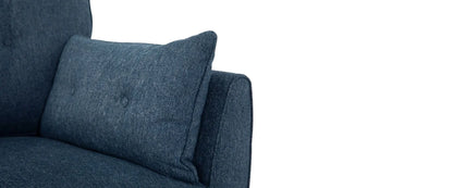 Zinc Navy 3-Seater Sofa