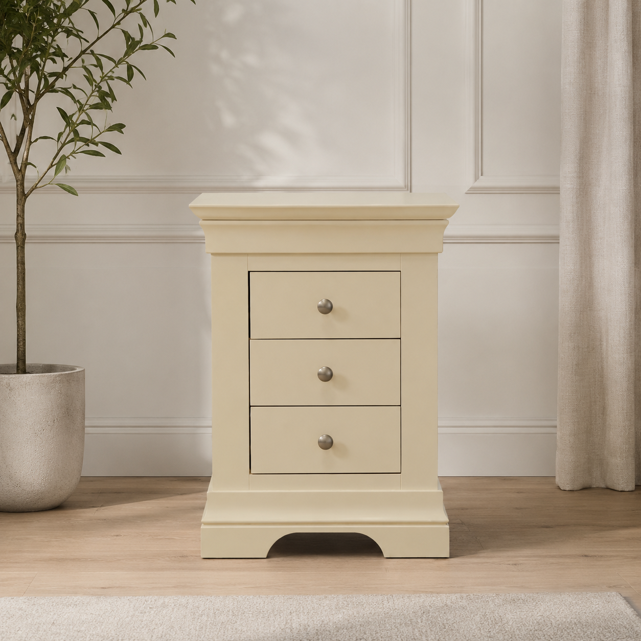 Bedside Lockers - Chantilly Cream