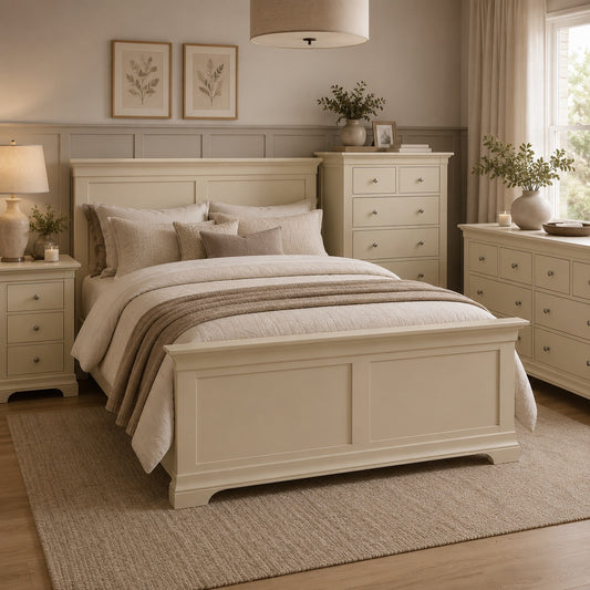 Wooden Beds - Chantilly Cream