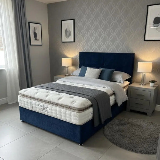 Linen Pillow Top Bed Set