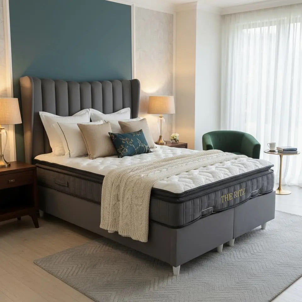 Ottoman Storage Bed - Ritz - Complete Bed Set