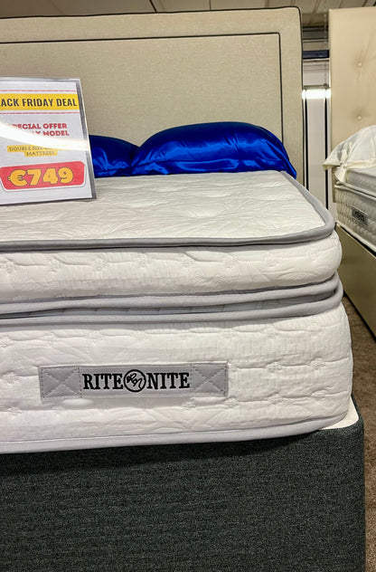 Double Bed Set + Hilton Pillow Top Mattress