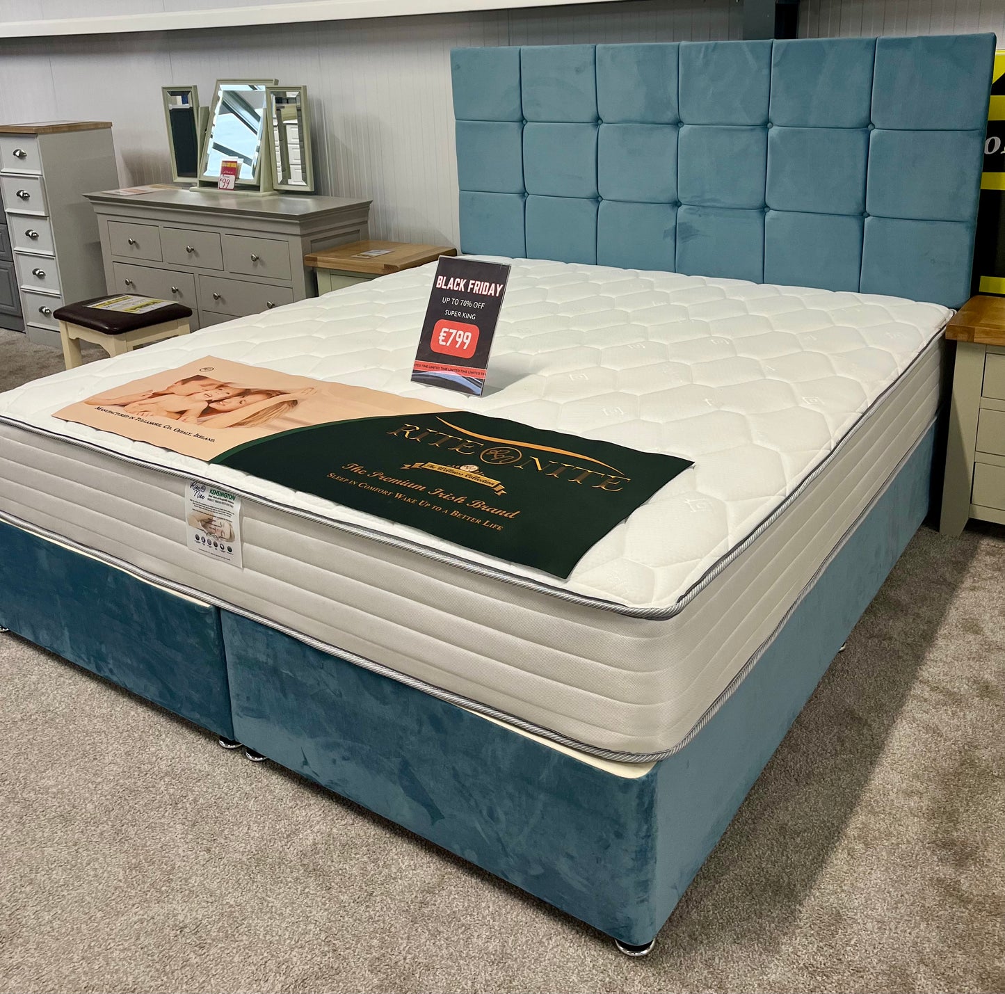 Superking Complete Bed Set with Mattress