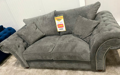 Olympia 2 Seater Sofa in Grey