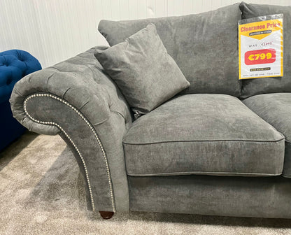 Olympia 2 Seater Sofa in Grey