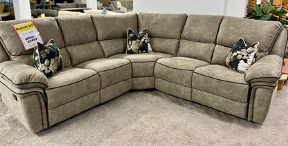 Madison 2 Corner 2 Recliner Sofa in Stone