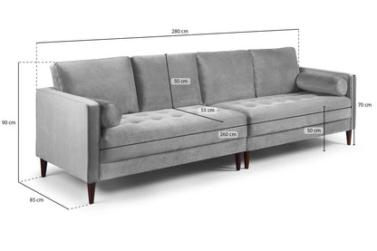 Harper 3 Seater Sofa – Grey