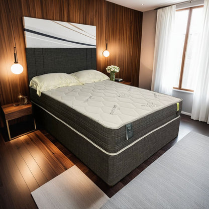 Stressfree Graphite Grey Bed Set - King