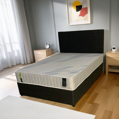 Classic Pocket Graphite Grey Bed Set - King