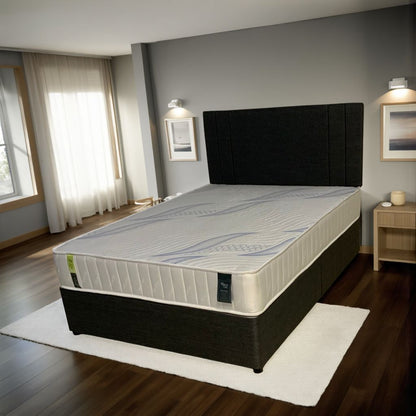 Classic Pocket Graphite Grey Bed Set - King