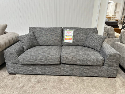 Grey 3 seater sofa