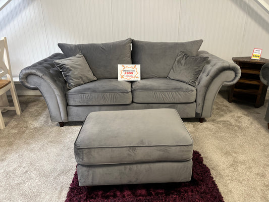 Ashford 3 seater + poof